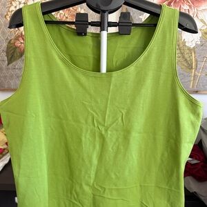 Eileen Fisher Lime Green Tank Top